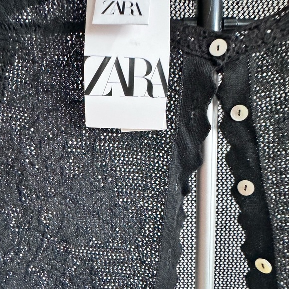 Black Zara knit cardigan - Picture 5 of 5